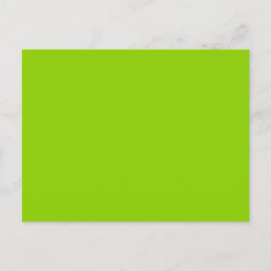 Brat Green Solid Colour Postcard