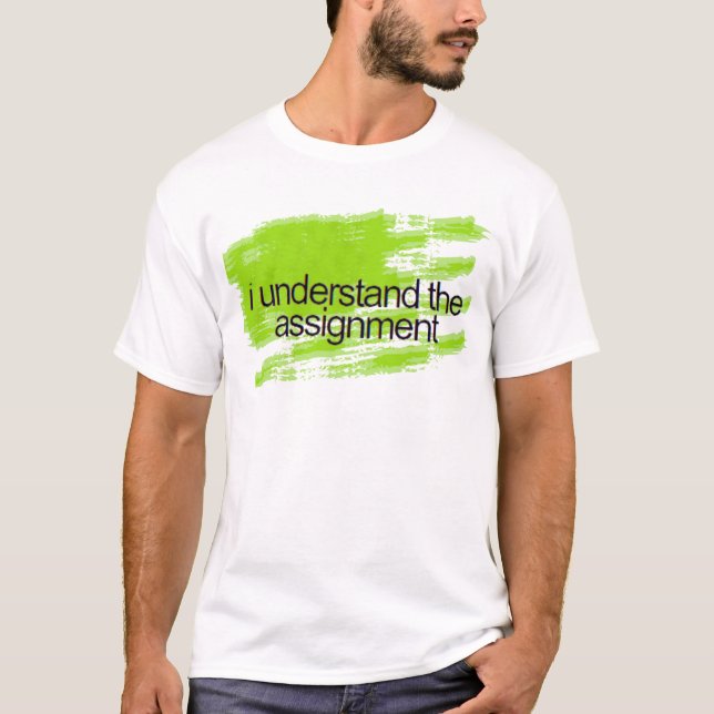 Brat - I Understand The Assignment - Harris 2024 T-Shirt (Front)