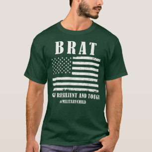 Brat Purple Up Military Child Awareness Mens & W T-Shirt
