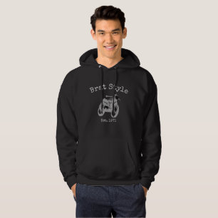 "Brat Style" men's vintage motorcycle hoodie