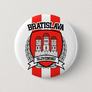 Bratislava 6 Cm Round Badge