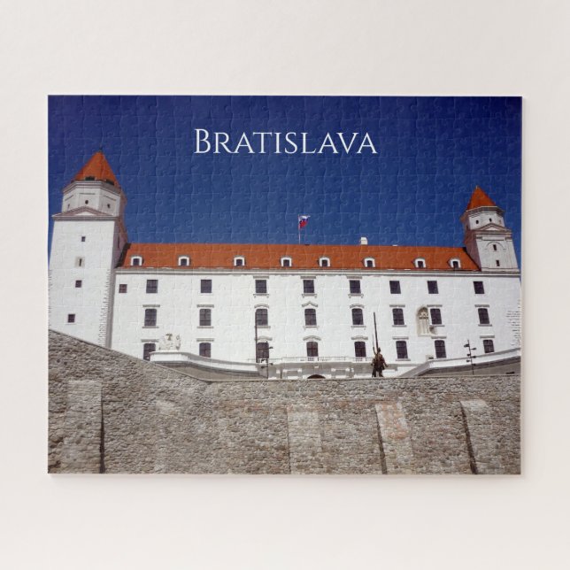 bratislava castle blue jigsaw puzzle (Horizontal)