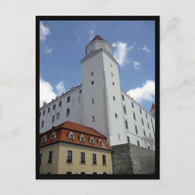 bratislava castle border postcard (Front)
