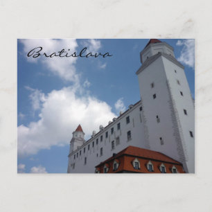 bratislava castle corner postcard
