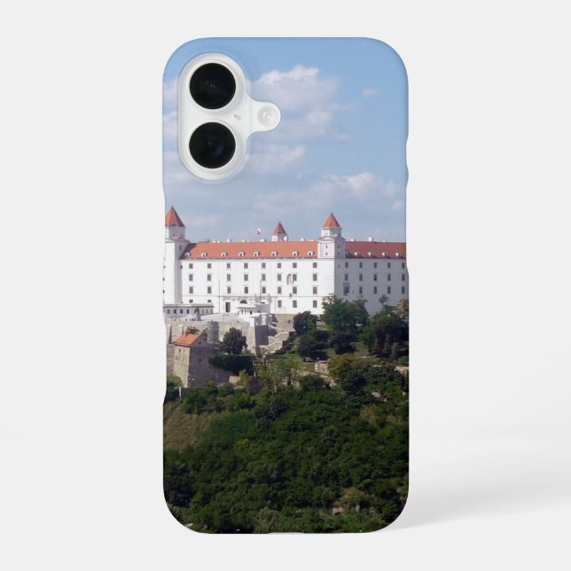 bratislava castle iPhone 16 case (Back)