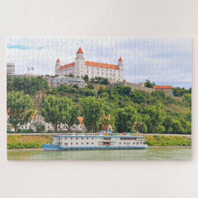 Bratislava Castle, River Danube, Slovakia Jigsaw Puzzle (Horizontal)