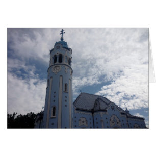 bratislava church blue
