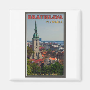 Bratislava Cityscape Magnet