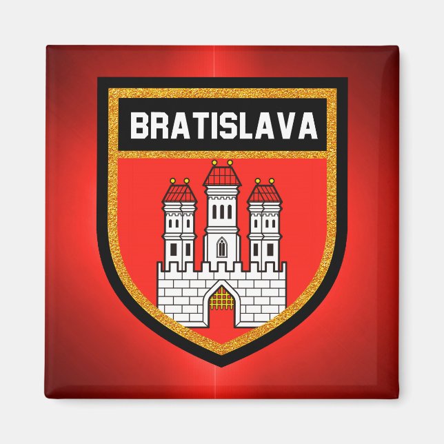 Bratislava Flag Magnet (Front)