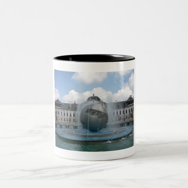 bratislava grassalkovich Two-Tone coffee mug (Center)