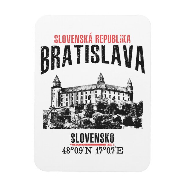 Bratislava Magnet (Vertical)