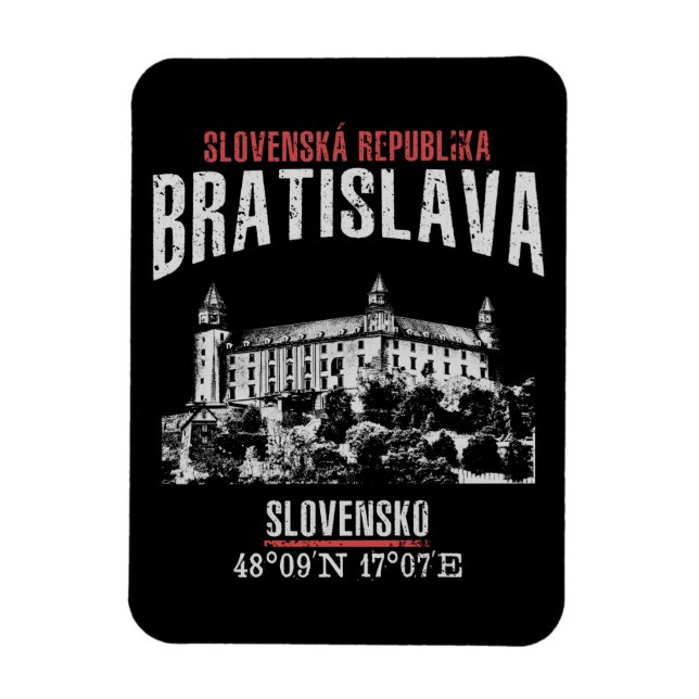 Bratislava Magnet (Vertical)