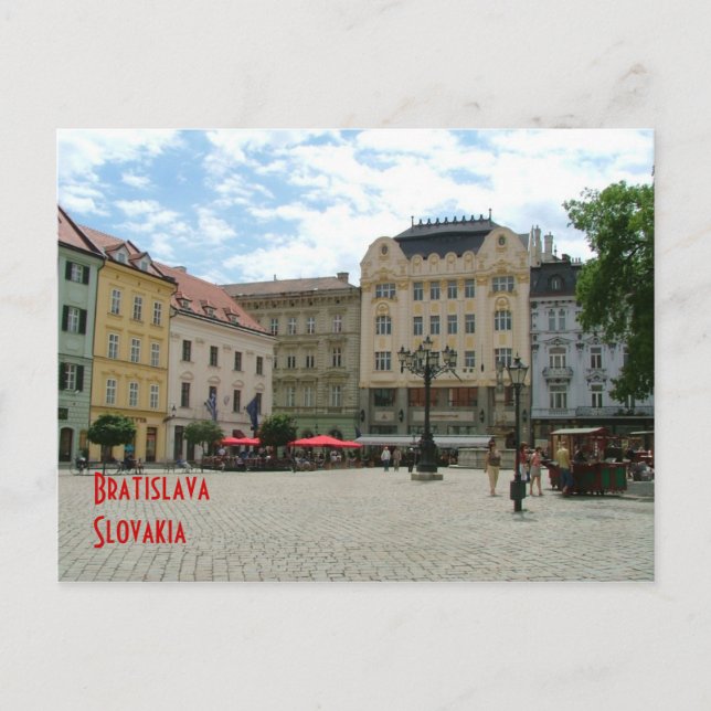 Bratislava Postcard (Front)