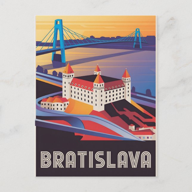 Bratislava Postcard (Front)