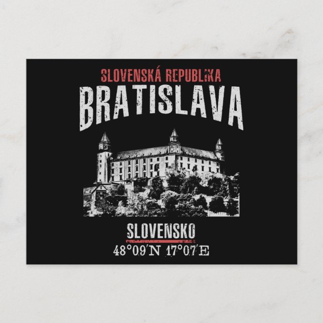 Bratislava Postcard (Front)