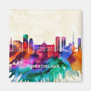 Bratislava Skyline Magnet