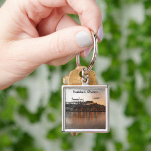 BRATISLAVA, SLOVAKIA CASTLE DANUBE RIVER KEY RING