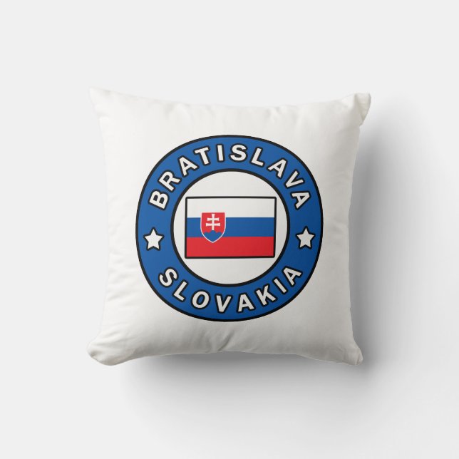 Bratislava Slovakia Cushion (Front)
