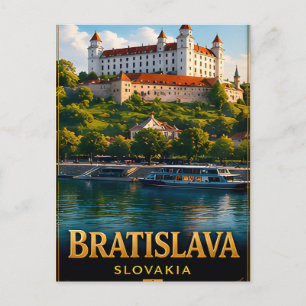 Bratislava Slovakia European Travel City Landmark Postcard