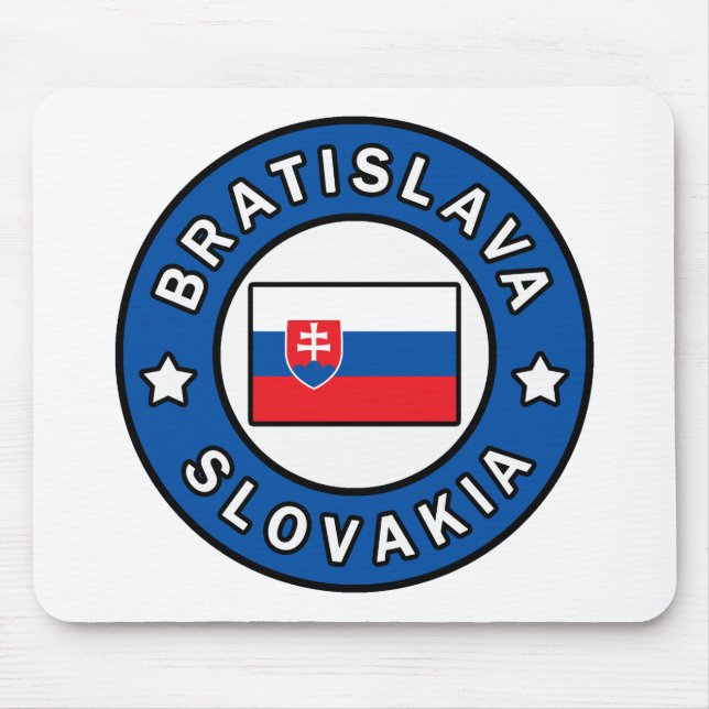 Bratislava Slovakia Mouse Pad (Front)