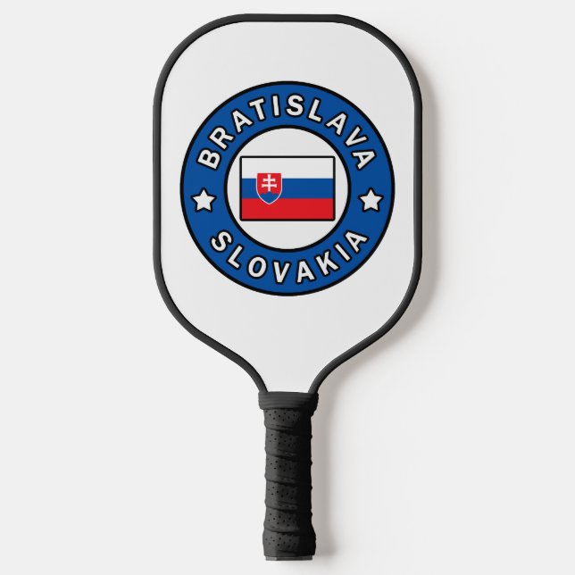 Bratislava Slovakia Pickleball Paddle (Front)