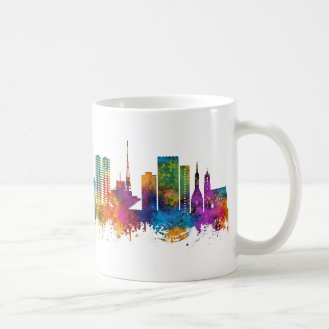  Bratislava Slovakia Skyline Coffee Mug (Right)