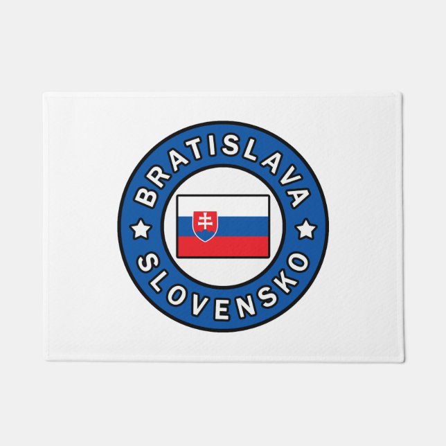 Bratislava Slovensko Doormat (Front)