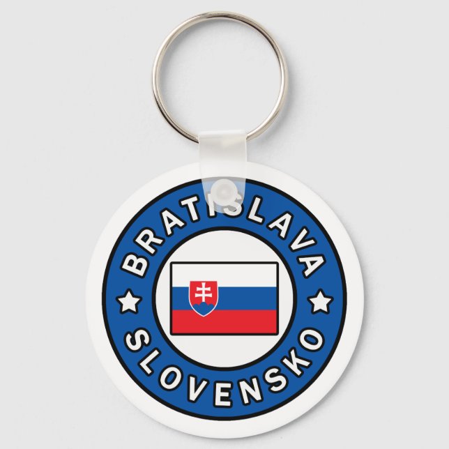 Bratislava Slovensko Key Ring (Front)