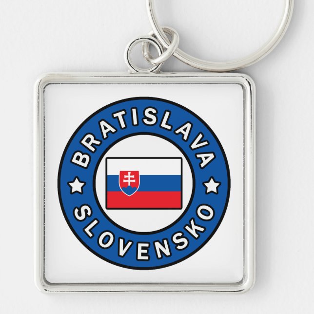 Bratislava Slovensko Key Ring (Front)
