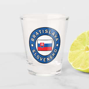 Bratislava Slovensko Shot Glass