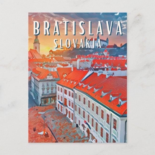 Bratislava, the pearl of the Danube Postcard (Front)