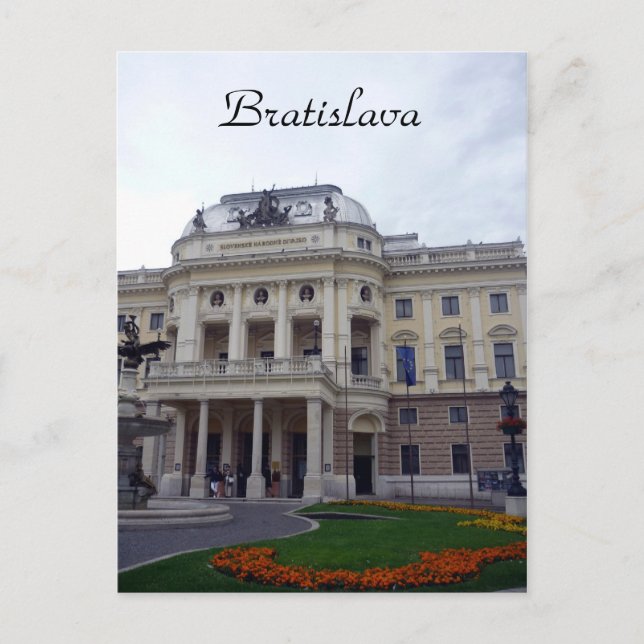 bratislava theatre postcard (Front)