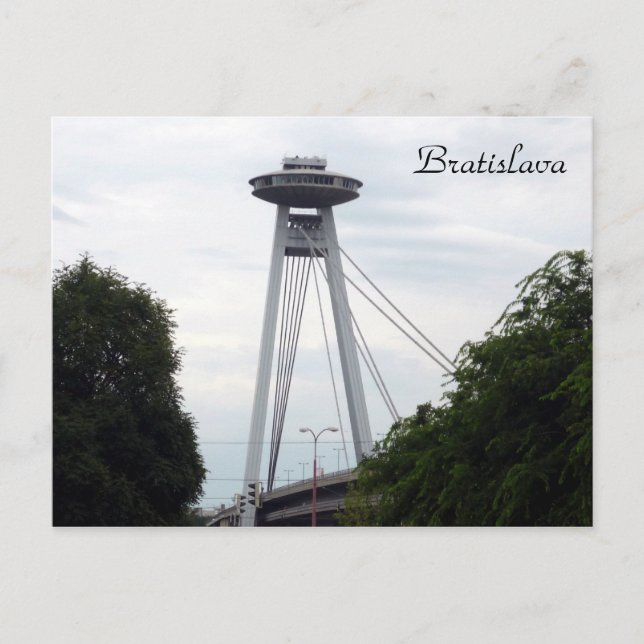 bratislava UFO bridge Postcard (Front)