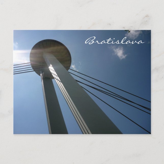 bratislava UFO Postcard (Front)