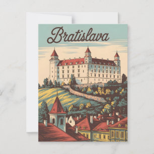 Bratislava vintage postcard
