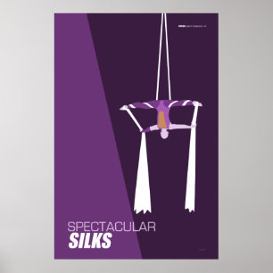 Brattleboro Circus Poster Series - Silks