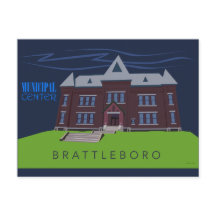 Brattleboro Municipal Centre Postcard