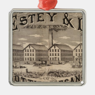 Brattleboro Vermont Metal Ornament