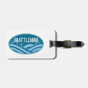 Brattleboro Vermont Outdoors Luggage Tag