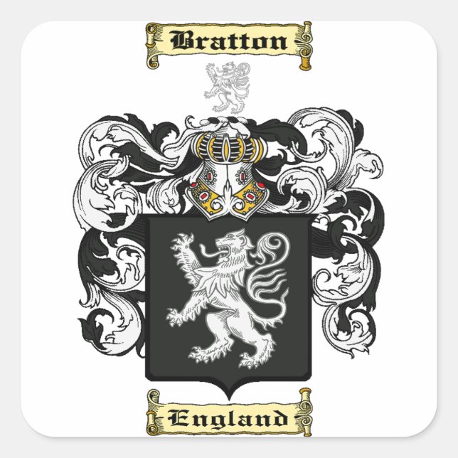 Bratton Square Sticker (Front)