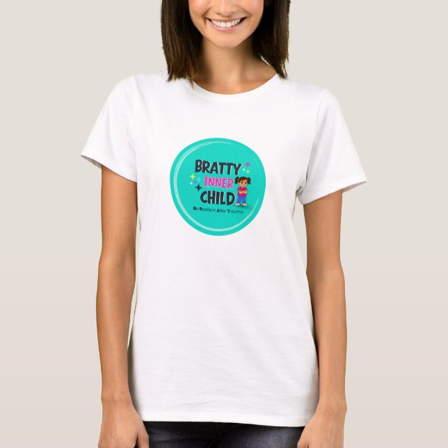 Bratty Inner Child Logo  T-Shirt (Front)