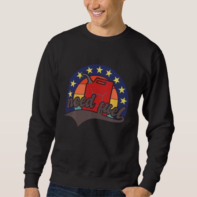 Brauche Fuel Petrol Diesel Petrol Can Petrol Defic Sweatshirt (Front)