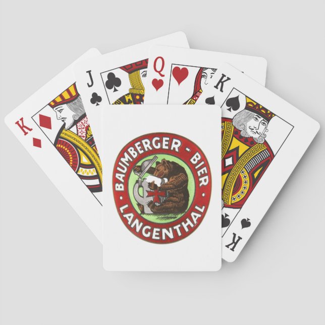 Brauerei Baumberger Langenthal Kartenspiele Playing Cards (Back)