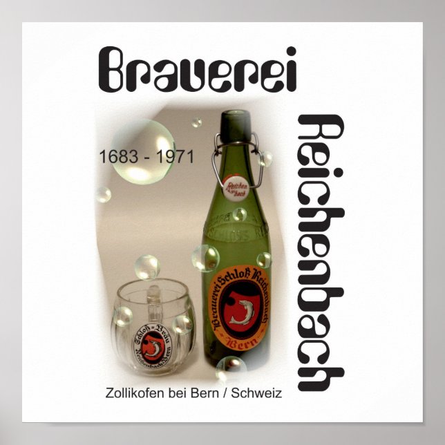 Brauerei Reichenbach Bern Poster (Front)