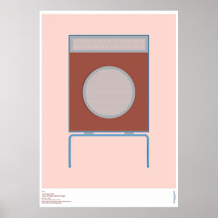 Braun L2 Speaker - Dieter Rams Poster