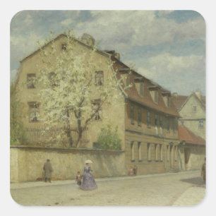 Braune, Weimar Square Sticker