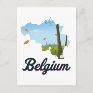 Brauneck Bavaria, Germany Ski poster Postcard