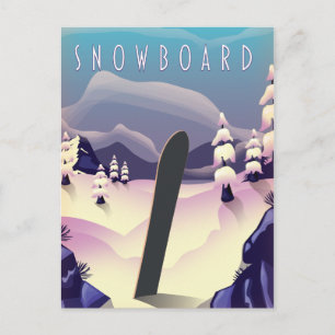 Brauneck Bavaria, Germany Ski poster Postcard