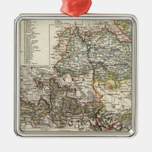 Braunschweig and Wolfenbutte Germany Metal Tree Decoration