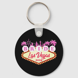 Braut Party Bride Las Vegas 2025 Bachelorette Key Ring